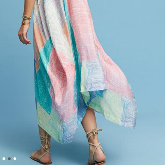 Anthropologie Lilka Annette Dress Size XS/S Watercolor NWT - Picture 5 of 10